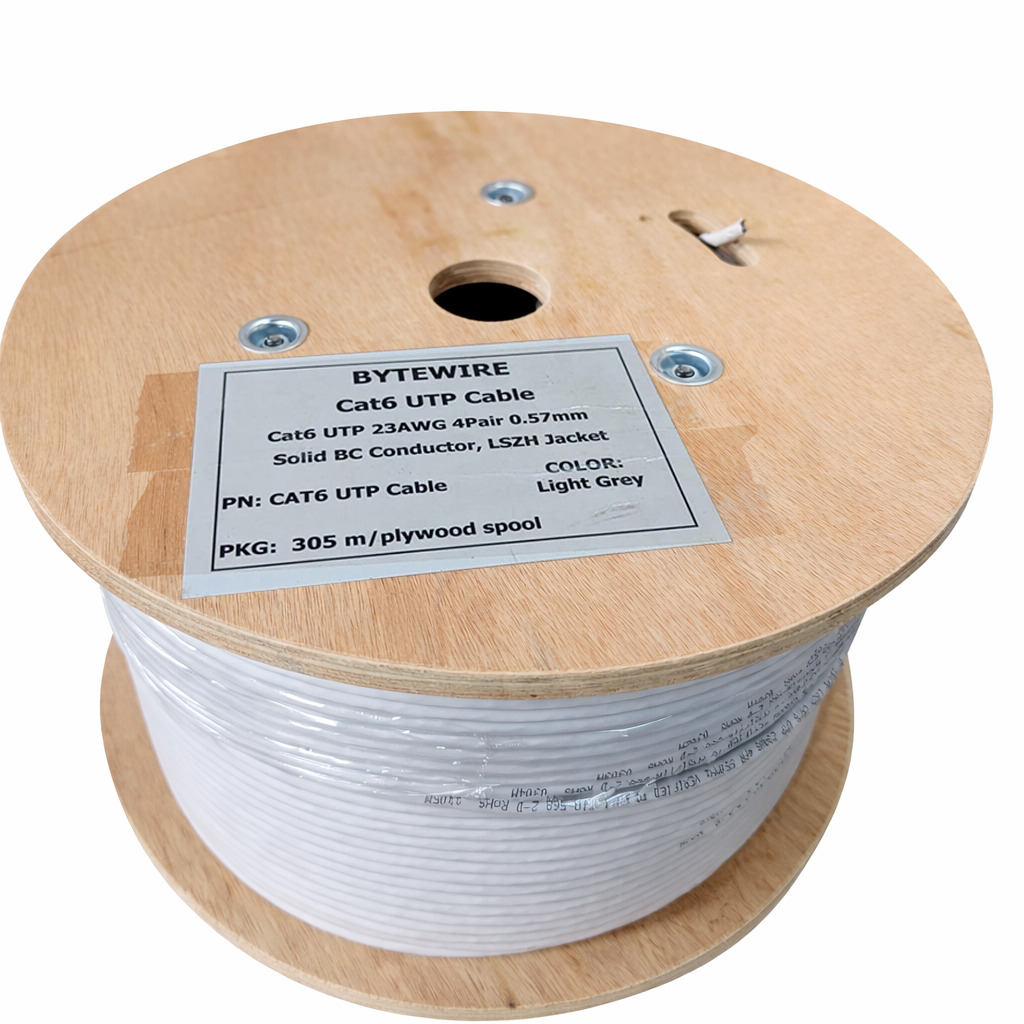 ByteWire Cat6 Cable 305m drum UTP LSZH UAE